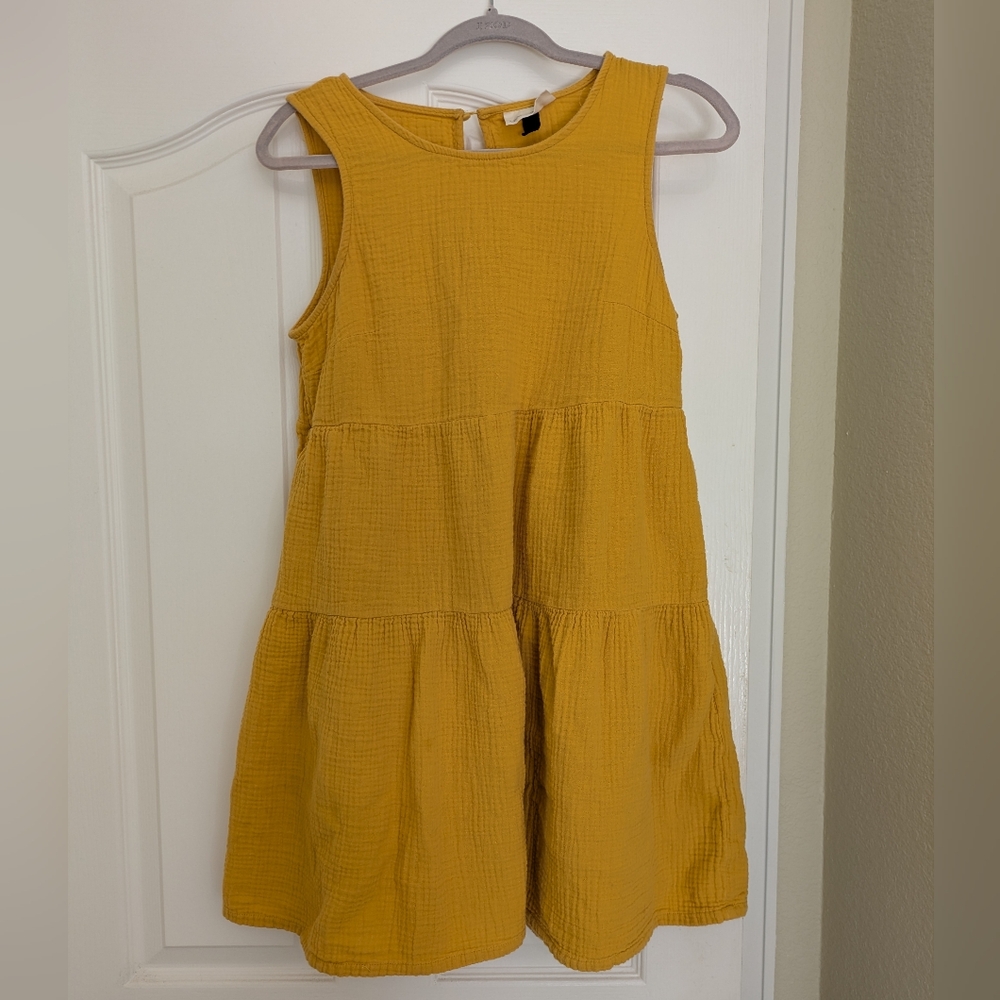 Universal Thread Mustard Yellow Sleeveless Dress